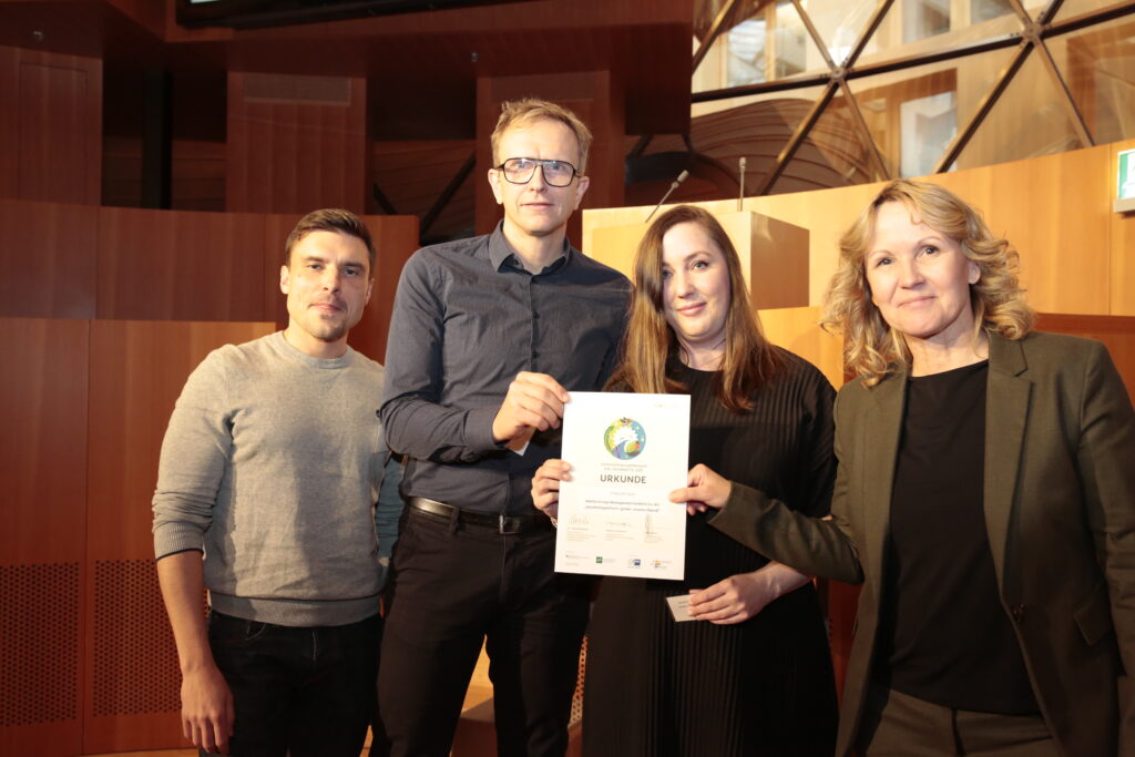 Siegerfoto mit Melitta Group und Ministerin. Foto: Katja Zimmermann